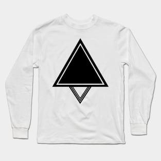 TRIANGLE ILLUSTRATION Long Sleeve T-Shirt